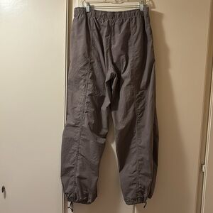 Zara mid rise parachute pants